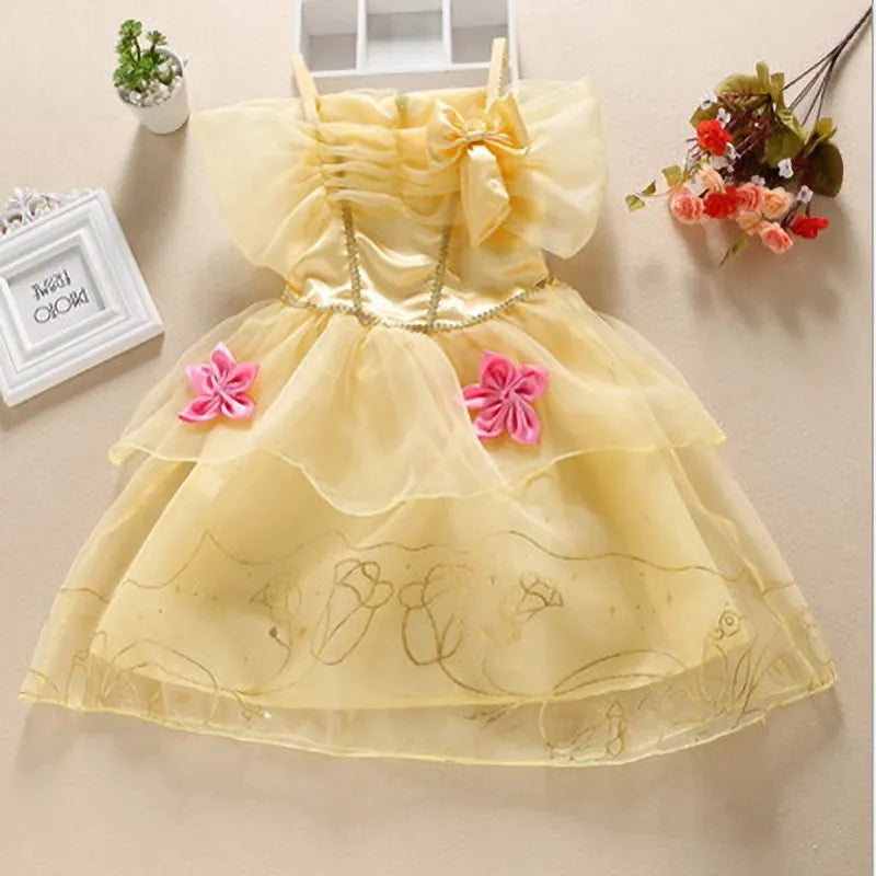 Vestido de Princesa: Cinderela , Branca de Neve, Aurora, Sofia, Rapunzel.
Vestido de festa infantil