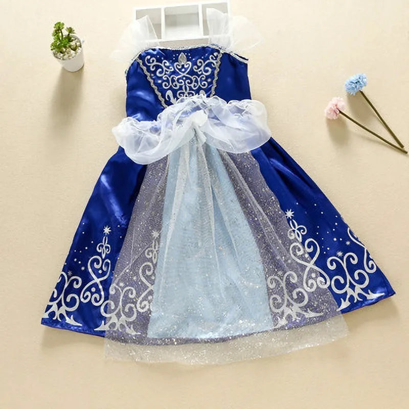 Vestido de Princesa: Cinderela , Branca de Neve, Aurora, Sofia, Rapunzel.
Vestido de festa infantil